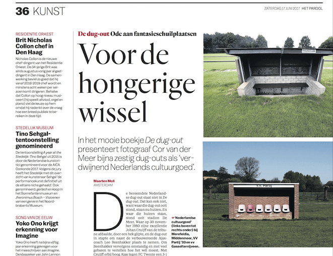 Boek De Dug out recensie
